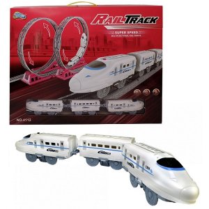 Наборы игрушечных железных дорог, локомотивы, вагоны HK Industries HK Industries 4112 Железная дорога RailTrack 2 петли