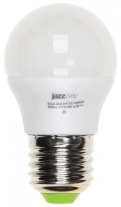 Лампа светодиодная Jazzway Pled-sp g45 9Вт шар 3000К (423599)