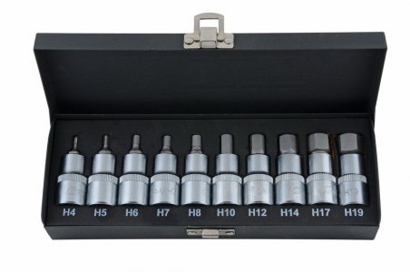 Набор бит Kraft HEX H4-H19 1/2" (КТ700687) (KT 700687)