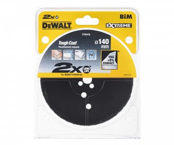 Коронка биметаллическая Dewalt Ф140мм (dt8240l-qz) (DT8240L-QZ)
