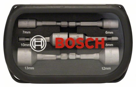 Набор головок Bosch размер 6-13мм, h 50мм, s 1/4'' (2608550041) (2608551079)