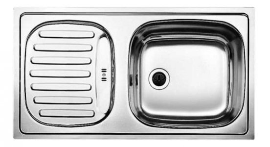 Кухонная мойка Blanco fLEX MINI нержавеющая сталь Декор (512032)