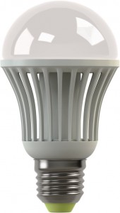 Лампа светодиодная X-flash Bulb E27 5W 220V желтый свет, матовая