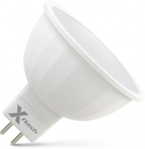 Лампа светодиодная X-flash MR16 GU5.3 6W 220V 47574 желтый свет