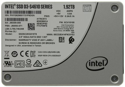 Внутренний SSD Intel D3-S4610 1920Gb 2.5" (SSDSC2KG019T801)