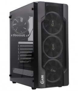 Корпус Powercase Mistral X4 Mesh LED (CMIXB-L4)