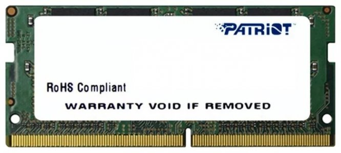 Оперативная память Patriot SO-DIMM DDR4 PSD44G213382S 4Gb