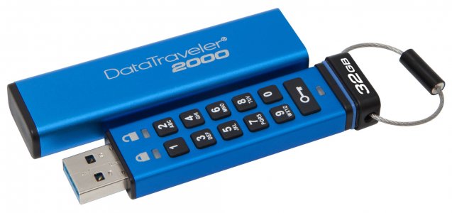 USB флешка Kingston DT2000 32Gb (синий) (DT2000/32GB)