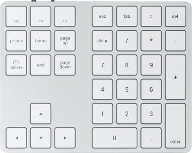 Клавиатура Satechi Aluminum Extended Keypad (серебристый) (ST-XLABKS)