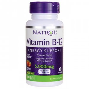 Витамины и минералы Natrol VITAMIN B-12 5000 mcg FAST DISSOLVE (6672)