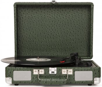 Виниловый проигрыватель Crosley Cruiser Deluxe (зеленый) (CR8005D-OS)