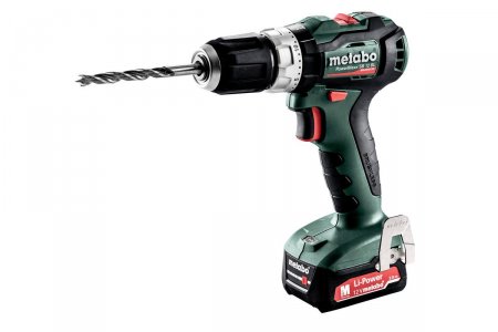Дрель-шуруповерт Metabo PowerMaxx SB 12 BL 2.0Ач х2 кейс 45 Н·м (601077500)
