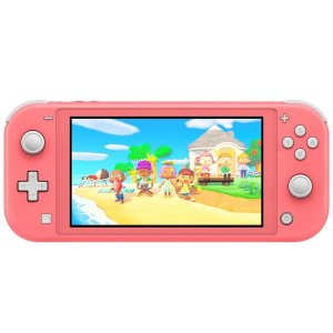 Игровая приставка Nintendo Switch Lite Coral + код Animal Crossing: New Horizons + NSO (3 мес)
