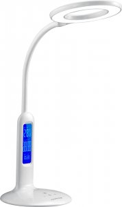Настольные лампы Camelion KD-823 C01 настенный LED с термометром белый (13523)