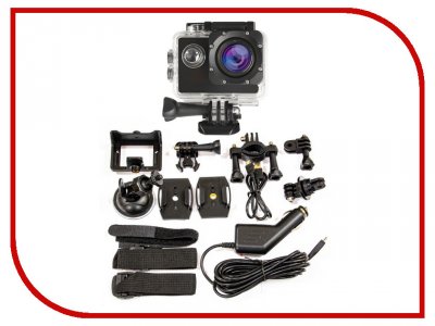Экшн-камера Ginzzu FX-115GL (черный)