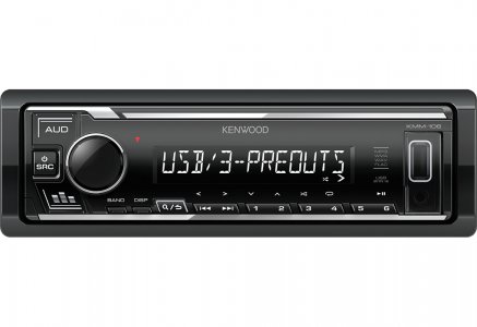 Автомобильная магнитола Kenwood KMM-106