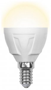 Лампа светодиодная Volpe Led-g45-6w/ww/e14/fr/s 10шт (09443)