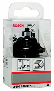 Фреза Bosch Ф6.3мм s8мм i18мм (2608628397)