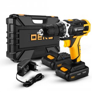 Дрель аккумуляторная Deko Dkcd16fu-li (063-4099)