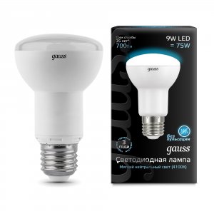 Лампа светодиодная Gauss LED Reflector R63 E27 9W 4100K (106002209)