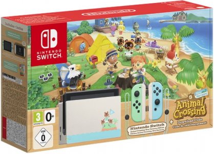 Игровая приставка Nintendo Switch 32 ГБ Особое издание Animal Crossing: New Horizons