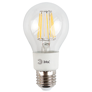 Лампа светодиодная ЭРА F-led a60-5w-827-e27 (10/50/1200)
