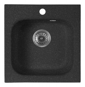 Мойка кухонная AquaGranitEx m-43 (308) черный (M-43 (308))