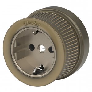Розетка Werkel 4690389143380 Ретро бронзовый