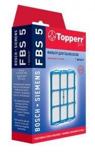 Аксессуары для пылесосов Topperr FBS 5