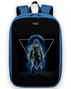 Рюкзак Pixel MAX Indigo с LED-дисплеем (синий) (PXMAXIN01)