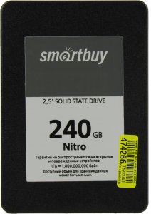 Твердотельный накопитель Smartbuy 240GB Nitro (SBSSD-240GQ-MX902-25S3)