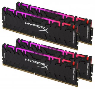 Оперативная память Kingston DDR4 XMP HyperX Predator RGB Kit of 4 HX430C15PB3AK4/64 64Gb