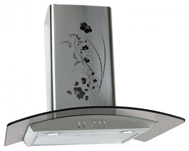 Вытяжка Elikor Аметист 60Н-430-К3Д нерж/тонир флористика