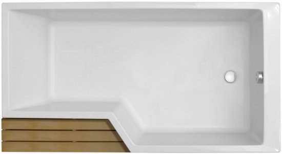 Акриловая ванна Jacob Delafon Bain Douche Neo 180x90 E6D004R-00 R без антискользящего покрытия