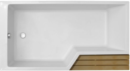 Акриловая ванна Jacob Delafon Bain Douche Neo 180x90 E6D004L-00 L без антискользящего покрытия