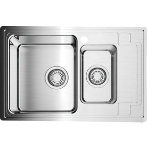 Кухонная мойка Omoikiri Mizu 78-2 R IN Нержавеющая сталь 4973004
