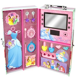Игровые наборы Markwins Markwins 9604351 Princess Набор детской декоративной косметики в чемодане с подсветкой