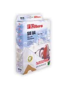 Мешки для пылесосов Filtero Filtero SIE 04 (4) ЭКСТРА, пылесборники