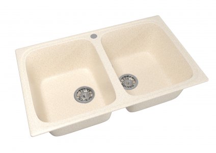 Кухонная мойка Mixline ML-GM23-328 525190 Бежевая
