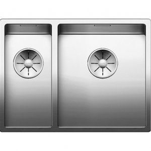 Кухонная мойка Blanco Claron 340/180-U L Нержавеющая сталь с зеркальной полировкой (521609)