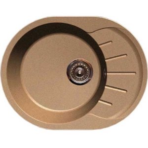 Кухонная мойка GranFest Rondo GF-R580L Белая (R-580 L бел)