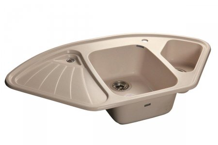 Мойка кухонная GranFest Corner gf-c--1040e белый (C-1040 E бел)