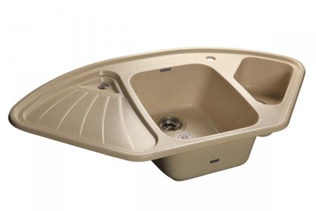 Мойка кухонная GranFest Corner gf-c--1040e бежевый (C-1040 E беж)