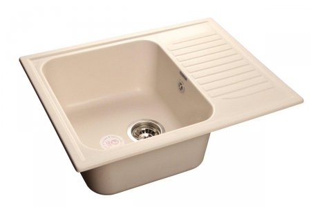 Мойка кухонная GranFest Standart gf-s--645l белый (S-645 L бел)
