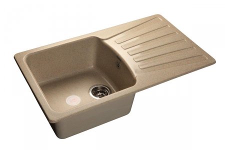 Мойка кухонная GranFest Standart gf-s--850l песочный (S-850 L пес)