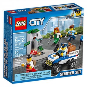 Конструктор Lego Lego City 60136 Лего Город Набор для начинающих Полиция