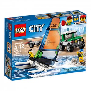 Конструктор Lego Lego City 60149 Лего Город Внедорожник с прицепом для катамарана