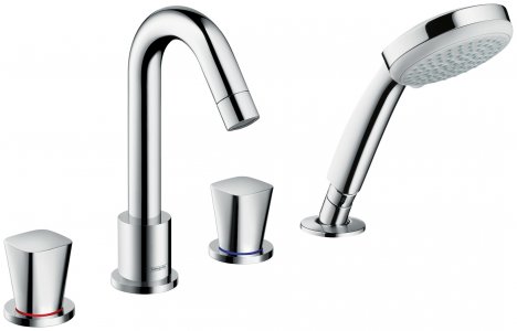 Смеситель на борт ванны Hansgrohe Logis 71314000 Хром