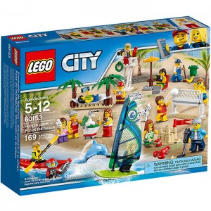 Конструктор Lego Lego City 60153 Лего Город Отдых на пляже - жители LEGO CITY