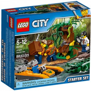 Конструктор Lego Lego City 60157 Лего Город Набор Джунгли для начинающих